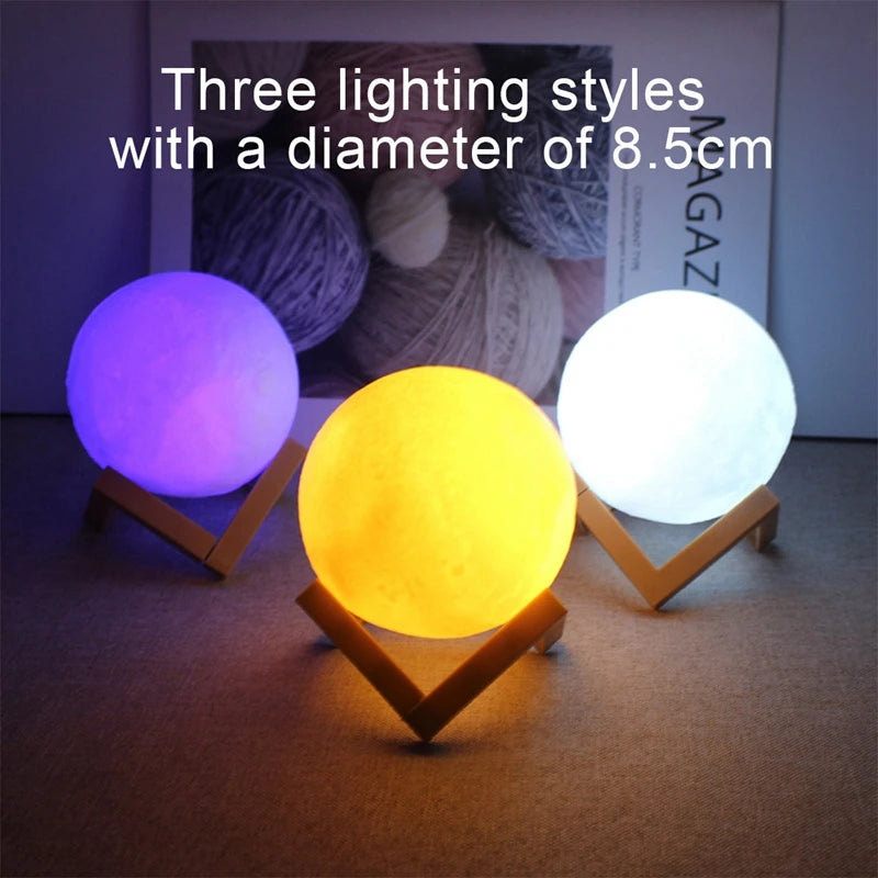 LED Moon Light Galaxy Lamp – Night Light & Bedroom Decoration Gift