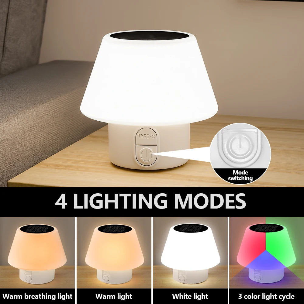 Table Lamp New Style solar mushroom light
