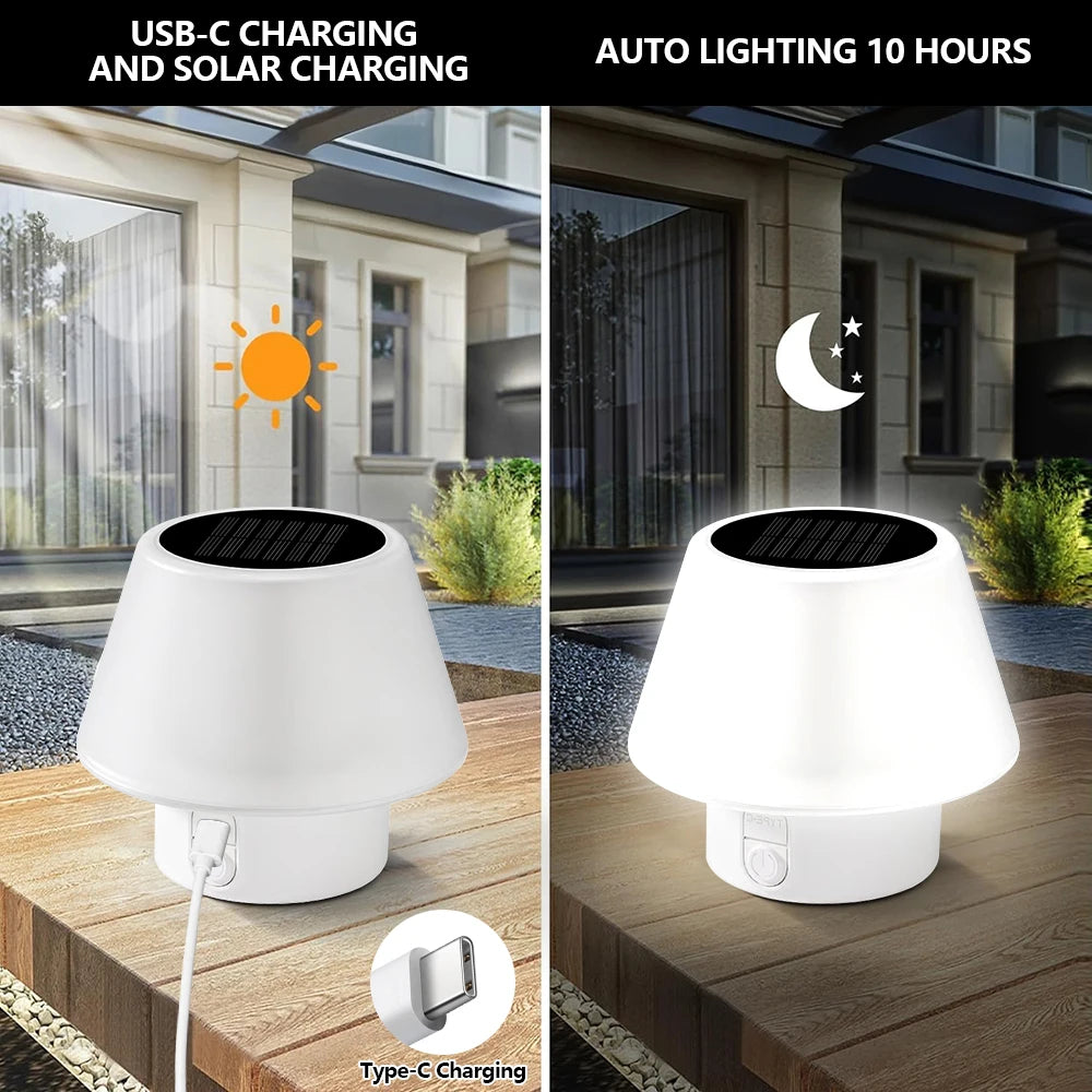 Table Lamp New Style solar mushroom light