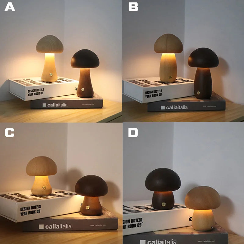 Mushroom LED Night Light ๐