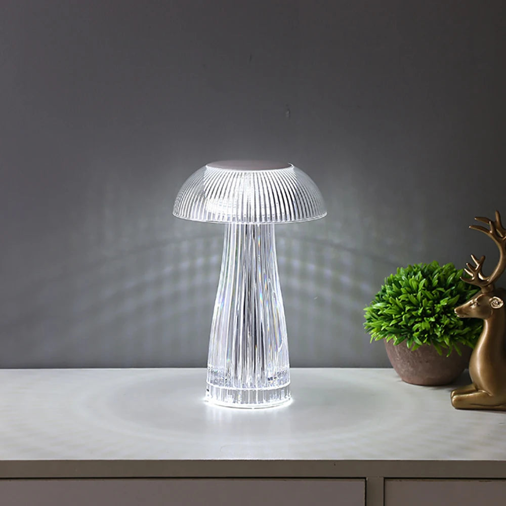 Mushroom Crystal Table Lamp LED Ambient Touch Night Light