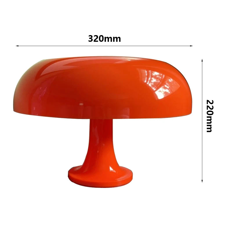 Italy Designer Led Mushroom Table Lamp for Hotel Bedroom