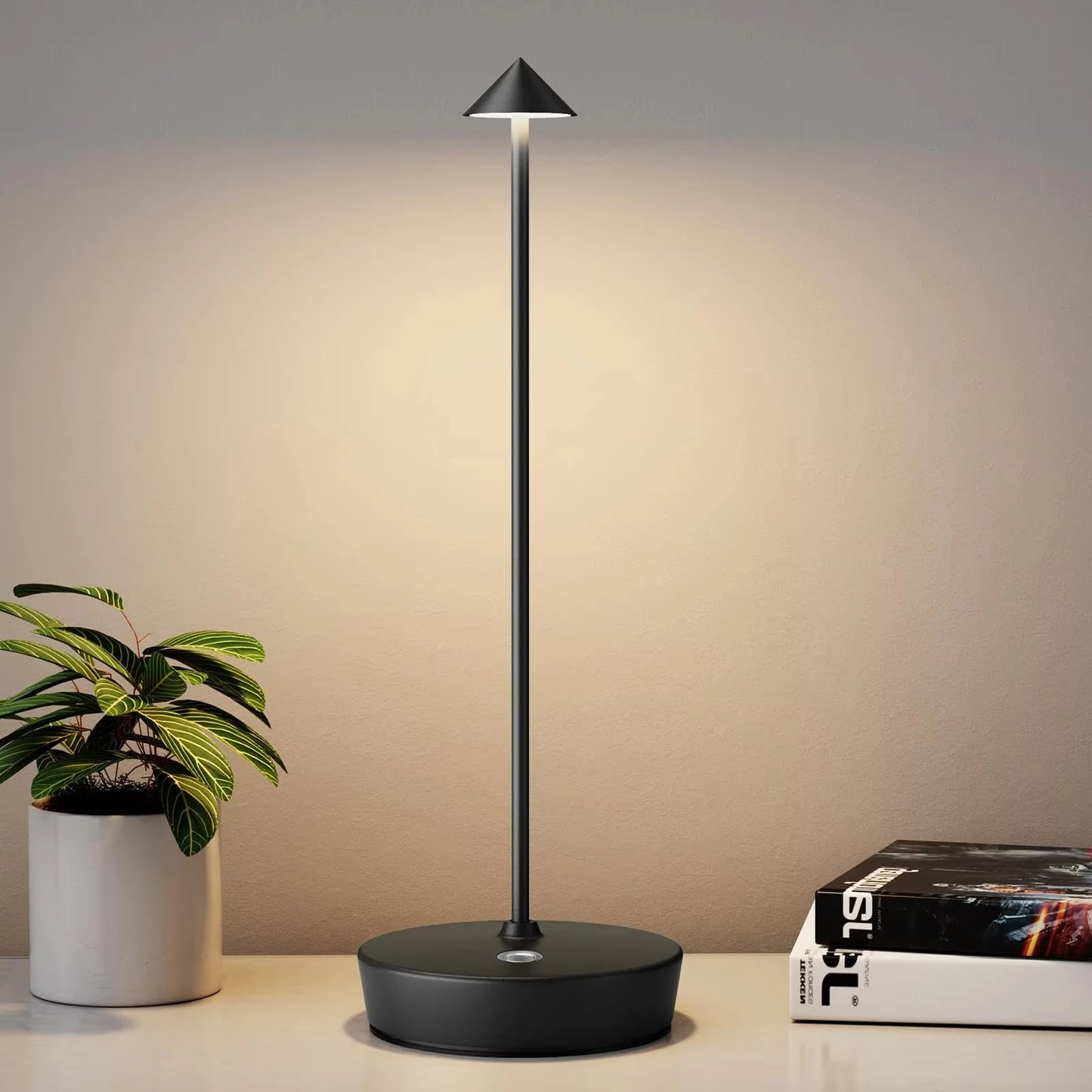 LED Light Mushroom Spike Table Lamp