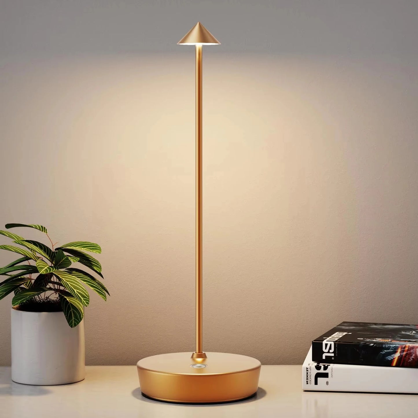 LED Light Mushroom Spike Table Lamp