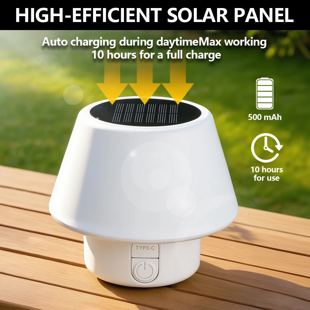 Table Lamp New Style solar mushroom light