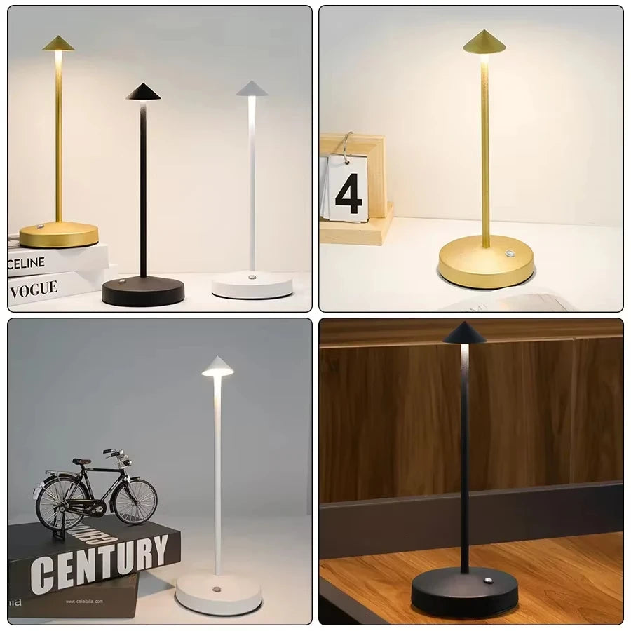 LED Light Mushroom Spike Table Lamp