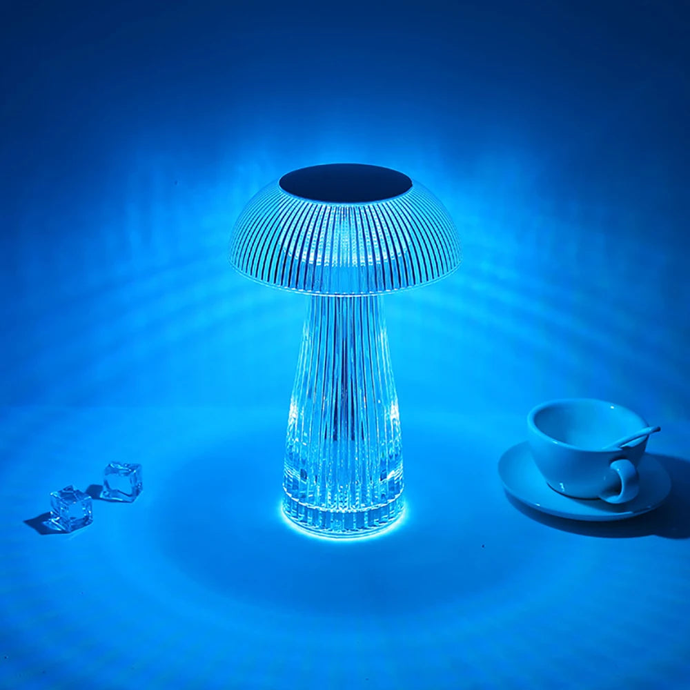 Mushroom Crystal Table Lamp LED Ambient Touch Night Light