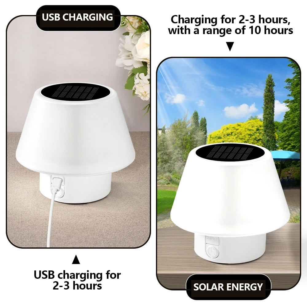 Table Lamp New Style solar mushroom light