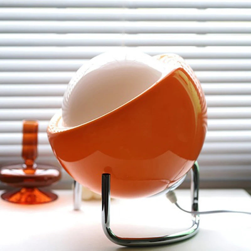 Medieval Bauhaus Glass Table Lamp – Nordic Retro LED Desk & Bedside Light
