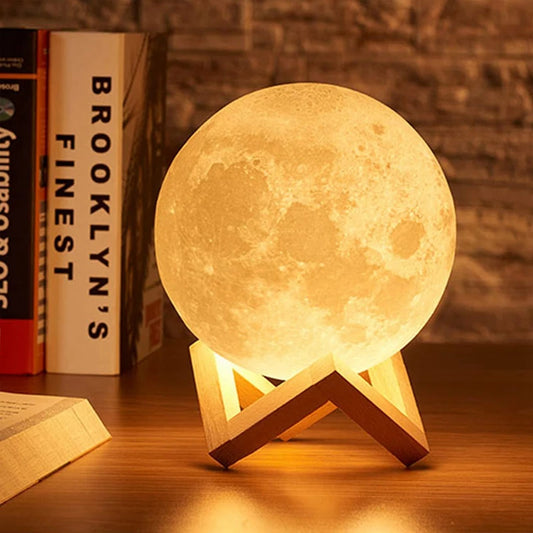 LED Moon Light Galaxy Lamp – Night Light & Bedroom Decoration Gift