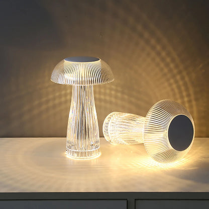 Mushroom Crystal Table Lamp LED  Ambient Touch Night Light