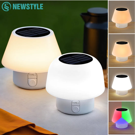 Table Lamp New Style solar mushroom light
