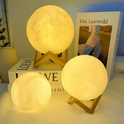 LED Moon Light Galaxy Lamp – Night Light & Bedroom Decoration Gift