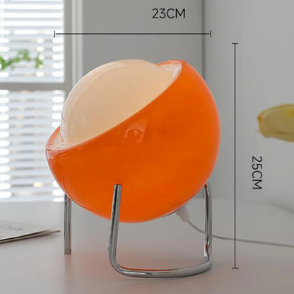 Medieval Bauhaus Glass Table Lamp – Nordic Retro LED Desk & Bedside Light