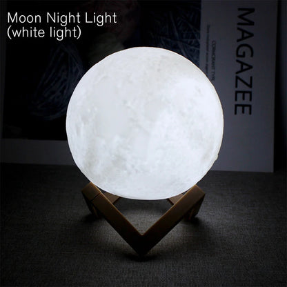LED Moon Light Galaxy Lamp – Night Light & Bedroom Decoration Gift