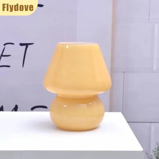 Retro Glass Mushroom Desk Lamp