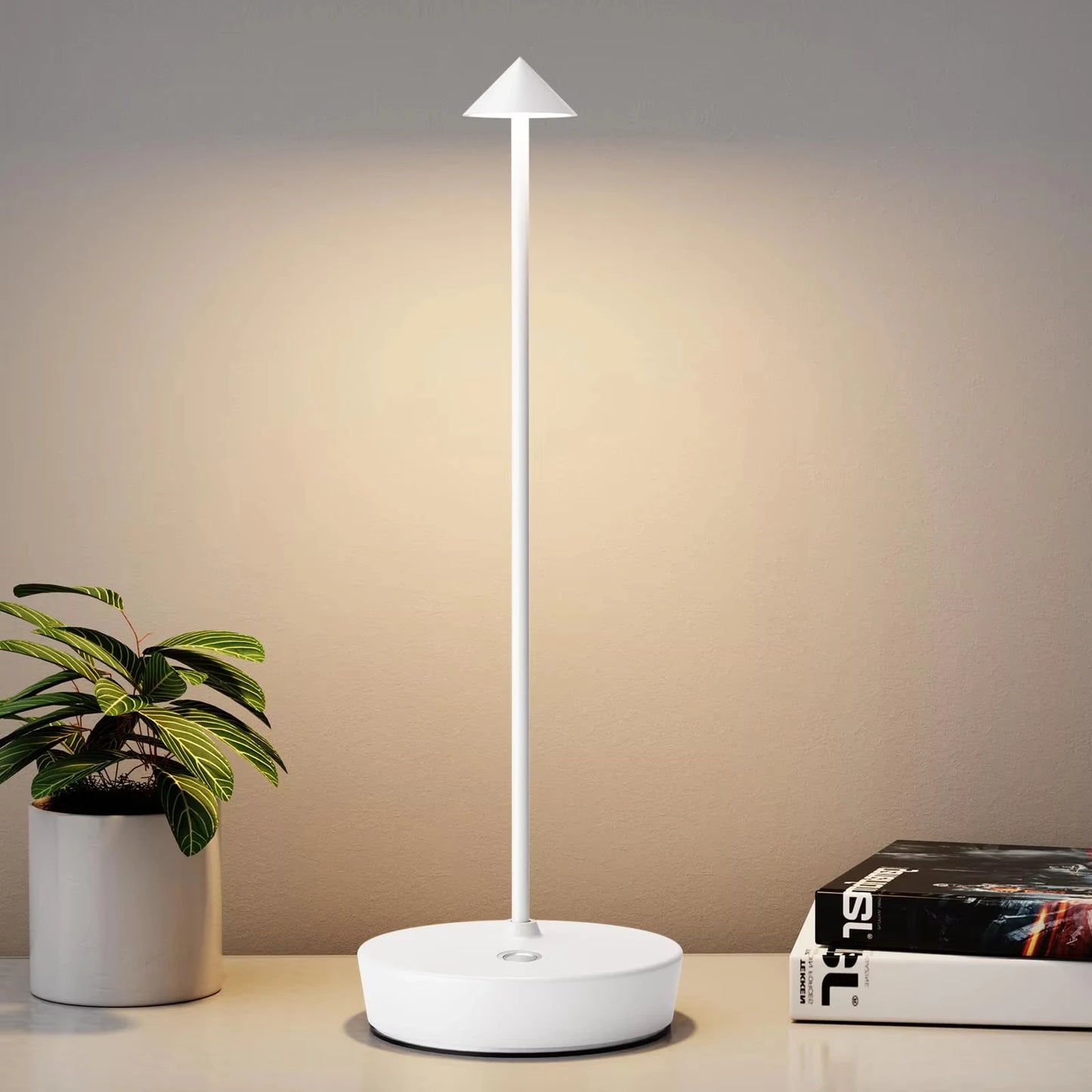 LED Light Mushroom Spike Table Lamp