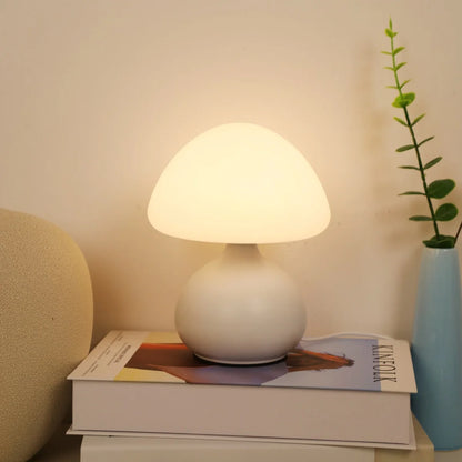 Modern minimalist mushroom table lamp