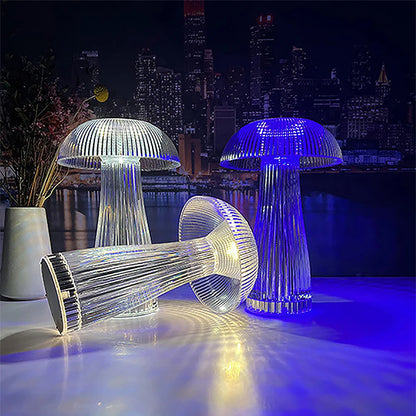 Mushroom Crystal Table Lamp LED  Ambient Touch Night Light