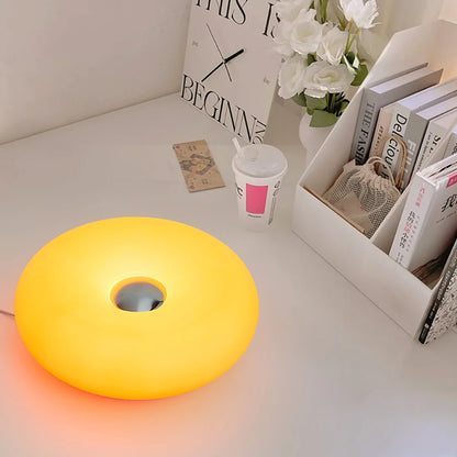 Bauhaus Donut Table Lamp – USB Bedroom & Living Room Light