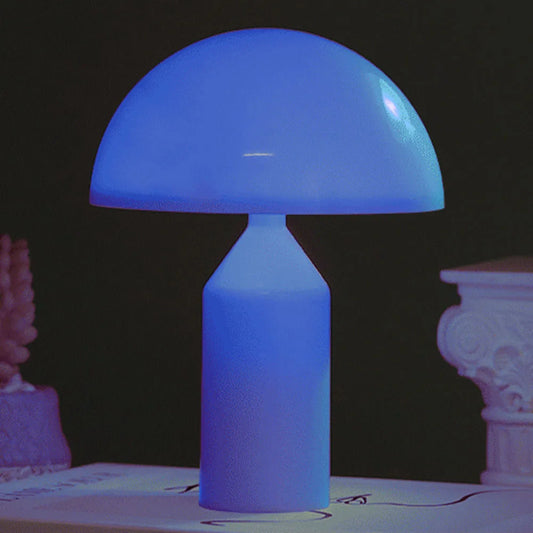 Mushroom Nightstand Lighting Lamp Brightness Adjustable Color Changing Minimalist Battery Operated Bright Bedroom Bedside Decor
