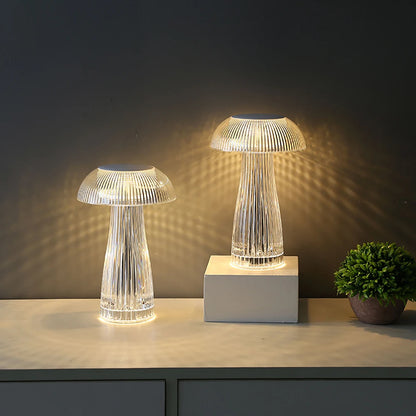 Mushroom Crystal Table Lamp LED  Ambient Touch Night Light
