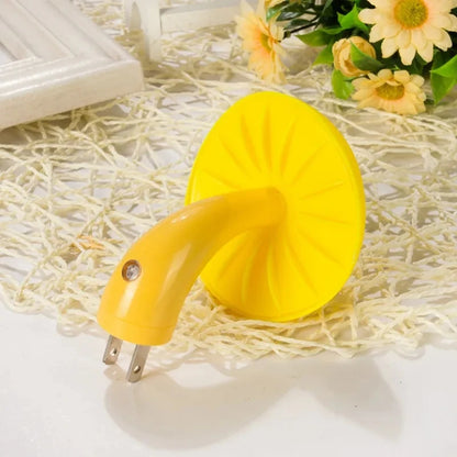 LED Night Lights Mushroom Shape Wall Lamps Automatic Sensor